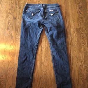 Hudson Skinny Jeans 31 Blue Flap Pocket